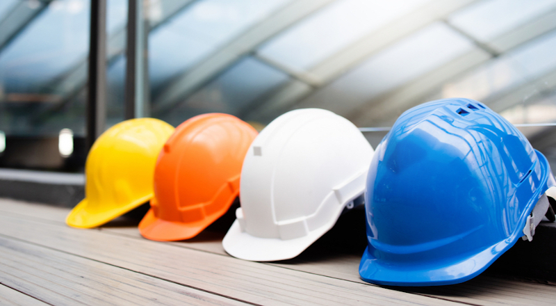 Coloured Hard Hats